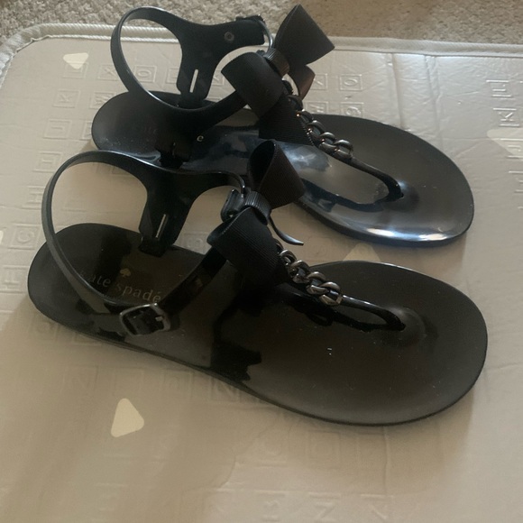 Kate Spade black Sandals - Like New - Picture 2 of 5